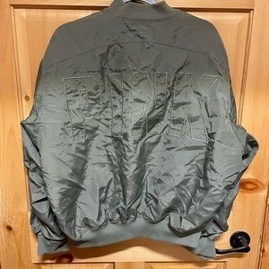 VS PINK Bomber jacket in army green